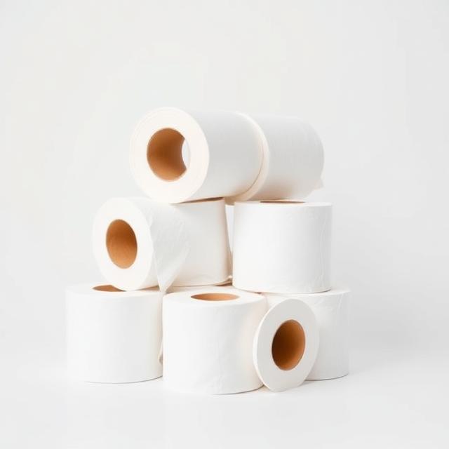 Pacote de rolos de papel higiênico