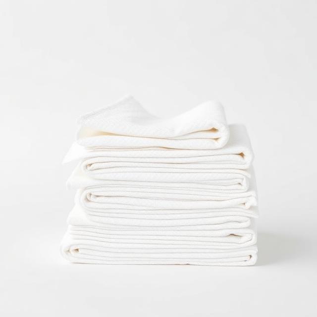 Pilha de papel toalha interfolhado branco
